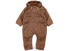 Lil Atelier carob brown coverall